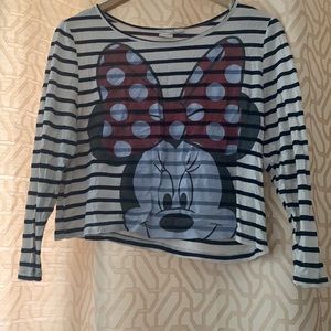 Mini mouse crop top